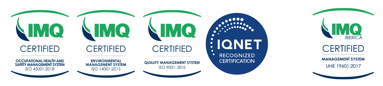 Sellos de calidad resultado de las certificaciones en las Normas ISO y UNE