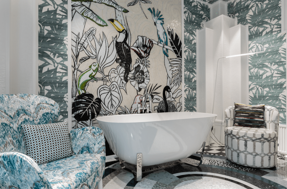 Baño diseñado por Erico Navazo para Marbella Design 2019