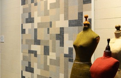 Elegante composición de revestimiento en stand de Cersaie 2019