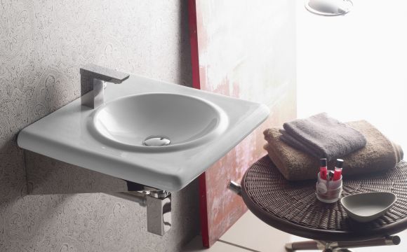 Lavabo sobre soporte